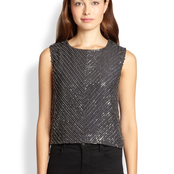 Karina Grimaldi Tops - Karina Grimaldi Sequined Top